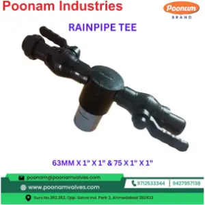 Rainpipe Tee with Valve